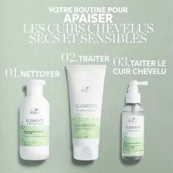 Elements Shampoing Calming Wella 1000ml -Capillaires Produits Magasin 114.122 6 39164.1694011959