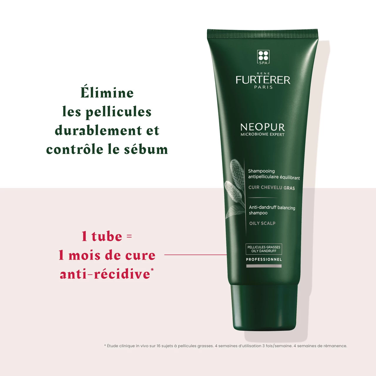 Shampooing Antipelliculaire Cheveux Gras Neopur René Furterer 250ml – Image 2