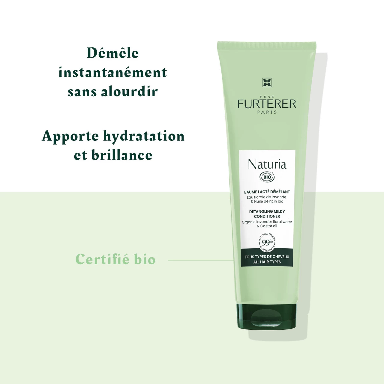 Baume Lacté Démêlant Naturia René Furterer 150ml – Image 4
