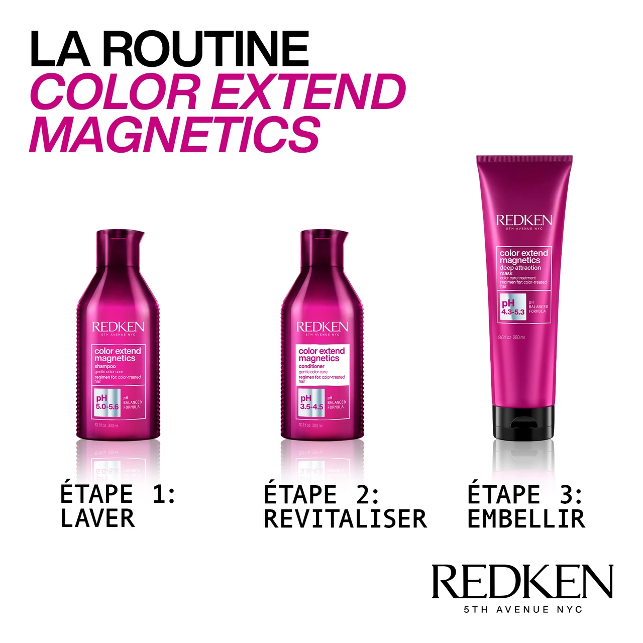 Shampooing Color Extend Magnetics Redken 300ml 7 Shampooing Color Extend Magnetics Redken 300ml – Image 5