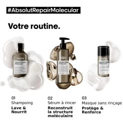 Sérum à Rincer Absolut Repair Molecular L'Oréal Professionnel 250 Ml -Capillaires Produits Magasin 3474637153489 3 55559.1696600163
