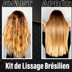 Kit Lissage Brésilien Shampooing+Soin Lissant BBHair Generik -Capillaires Produits Magasin Kit de lissage bre silien avant apre s 55175.1684847819
