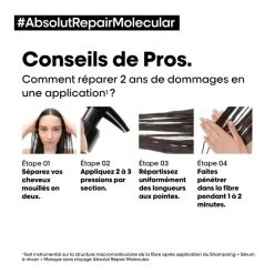 Sérum à Rincer Absolut Repair Molecular L'Oréal Professionnel 250 Ml -Capillaires Produits Magasin SERUM A RINCER 4 94256.1694089660