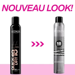 Quick Dry 18 Redken 400ml -Capillaires Produits Magasin Spray Se chage Rapide Quick Dry Redken Styling New look 51960.1694768489