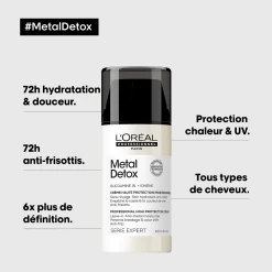 Metal Detox Crèmes Haute Protection L'Oréal 100ml -Capillaires Produits Magasin cre me metal detox explication 43315.1684847859