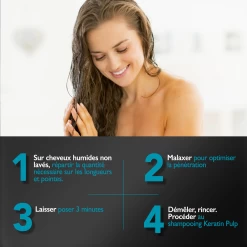 Soin Avant-Lavage Keratin Pulp Essentiel Eugène Perma 200ml -Capillaires Produits Magasin keratin pulp conditionner 28819.1684846660