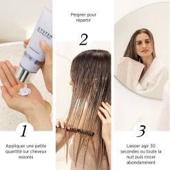 Crème Anti-Casse LuxeBlond System Professional 200ml -Capillaires Produits Magasin step by step apres shampoo luxblond 76678.1684847798